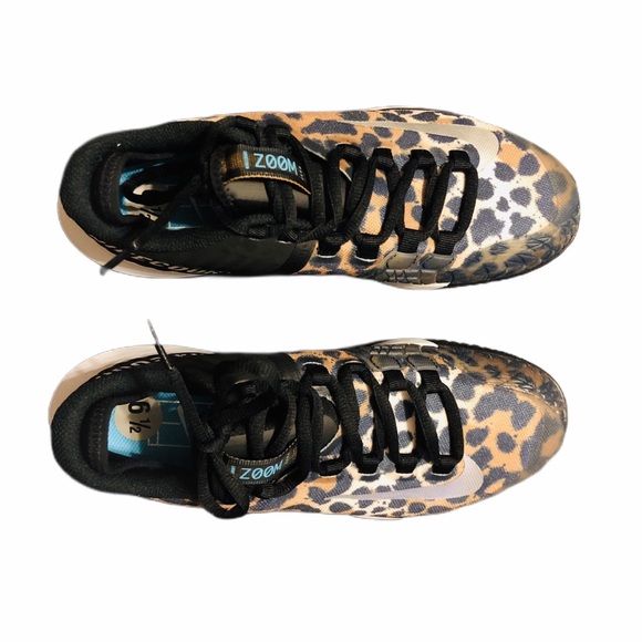 Nikecourt Zoom Leopard Cheetah Women’s Size 6.5 - Picture 7 of 7